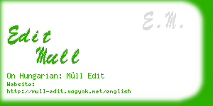 edit mull business card
